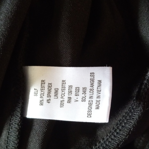 Nickie Lew Nordstrom Jumpsuit/Romper Black Wide Leg Sz 10 Ankle Length - Picture 9 of 10